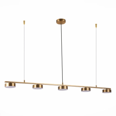 SL6000.303.05 Светильник подвесной ST-Luce Латунь/Латунь LED 5*7W 3000K