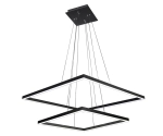 08229,19(4000K) Люстра Альтис черный h200 w80+60 Led 86W (4000K)