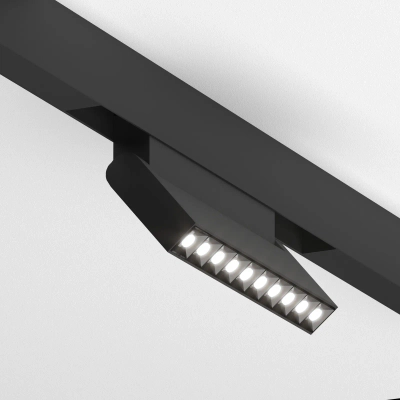 Slim Magnetic Трековый светильник HL02 12W 4200K черный 85010/01