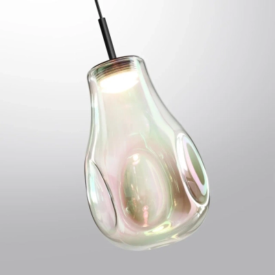 5098/4LB PENDANT ODL25 365 черный/бензиновый/металл/стекло Подвес LED 4W 4000K 388Лм NAVE