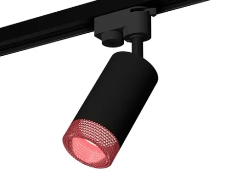 Комплект трекового светильника XT6323082 SBK/PI черный песок/розовый MR16 GU5.3 (A2521, C6323, N6152)