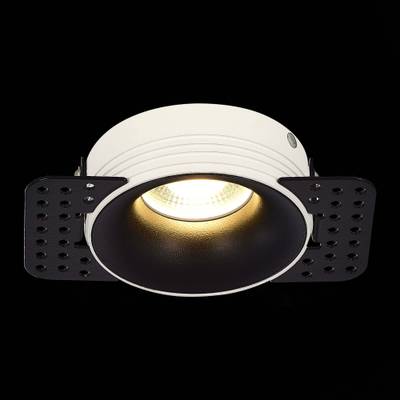 ST218.548.01 Св-к встр. Белый GU10 1*50W  IP20 D85xH30 165-265V Без ламп