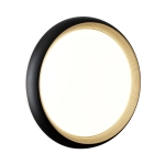 7651/DL PALE SN 141 Светильник пластик/черный/золотой LED 48Вт 4000К D380 IP43 TOFIQ BLACK