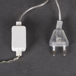 A-461 гирлянда светодиодная, прозрачный провод 2м, 10 LED с насадками