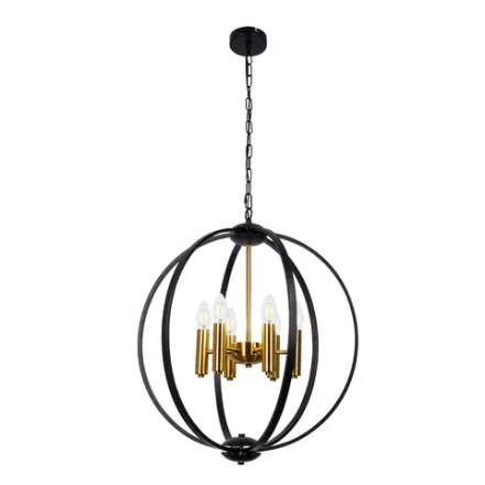 Подвесная люстра Arte Lamp CASTULA A7013SP-6BK, 6хE14