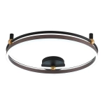 Светильник потолочный Crystal Lux FERNANDO PL72W LED COFFEE/BLACK 0620/172