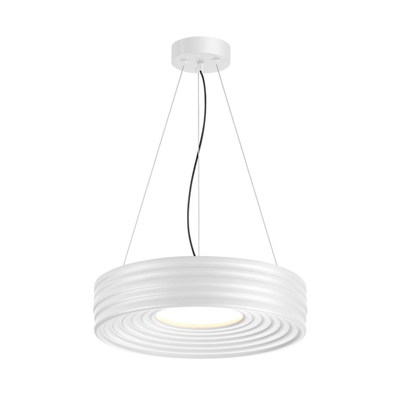 7704/40L AVRA LED SN 044 Светильник металл/пластик/белый LED 40Вт 4000K D470 IP20 MACARON