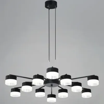 19490-0.4-6+6 Black светильник потолочный Reluce, GX53х12