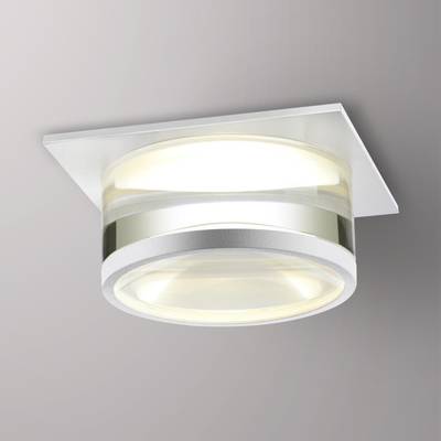 370917 SPOT NT22 342 белый Светильник встраиваемый IP20 GU10 9W 220V GEM