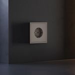 VLS000714 Накладка для розетки с заземлением и защитными шторками, S70 (капучино). (ТМ Maytoni)