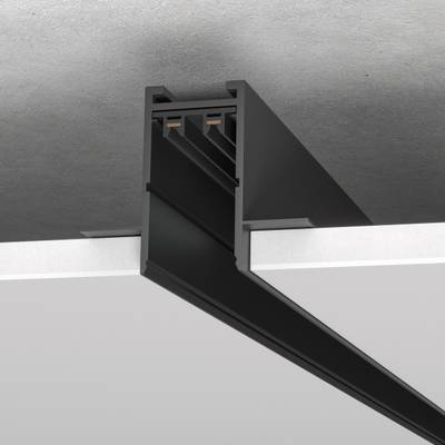 ST021.419.00 Шинопровод SKYLINE 220 встраиваемый ST-Luce Черный Длина 1 000мм