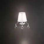 Citilux Шелли CL438311 Бра с абажуром Хром