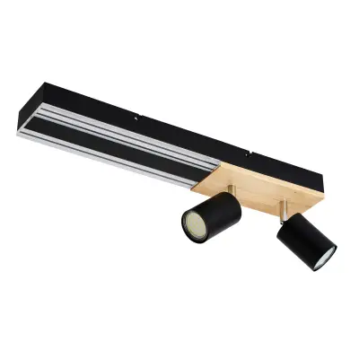 Потолочный светильник Olika 4437-2C, 2*GU10*50W+ LED*8W, 800LM, 4000K. ТМ F-Promo