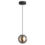 5041/12L L-VISION ODL24 543 черн./золото/дымчатый/металл/стеко Подвес LED 12W 4000К 1526Лм TRONI