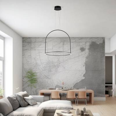 Подвесной светодиодный светильник 90323/1 черный, LED