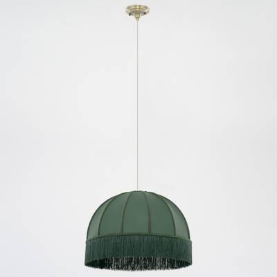 Citilux Базель CL407032 Подвесной светильник бронза с зелёным абажуром