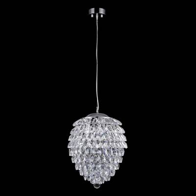 Светильник подвесной Crystal Lux CHARME SP6 CHROME/TRANSPARENT 1373/206