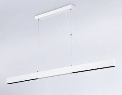 Подвесной светодиодный светильник FL5965 WH белый 48W 4200K 1200*35*1305 (Без ПДУ)