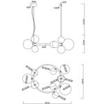 Подвесная люстра Arte Lamp VINCENT A7790SP-10GO, 10хG9