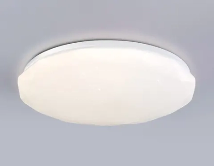 Потолочный светодиодный светильник с пультом FZ418 WH белый IP20 66W 3000K-6500K+RGB D480*65 (ПДУ ИК)