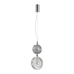 5416/13LA L-VISION ODL_EX23 144 хром/серый/св.серый металл/стекло Подвес LED 13W 4000K CARAMELLA