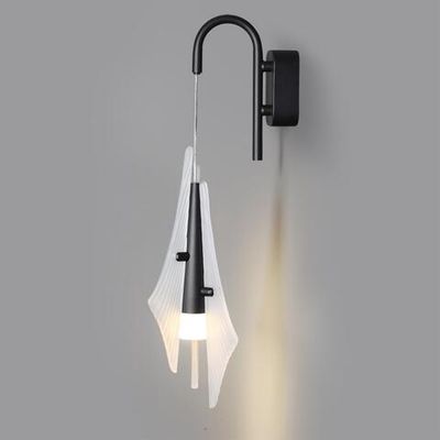 5442/6WLA L-VISION ODL_EX26 059 черный/бел.матовый/металл/стекло/акрил Бра LED*6W 3000K 633Лм AFALINA