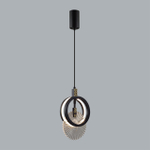5421/17L HIGHTECH ODL_EX25 083 черный/золото/металл/стекло Подвес LED 17W 3000K 986Лм MERCURY