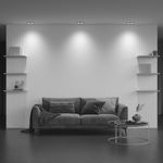 Встраиваемый светильник Zoom GU10х2, IP65, DL033-2-02B. TM Maytoni