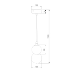 Подвесной светильник 50250/1 LED белый, GU10х1