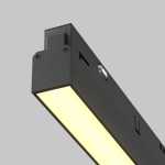 Трековый светильник Базис / Basis Exility 2700K 12Вт 120°, TR030-2-12W2.7K-B. TM Maytoni