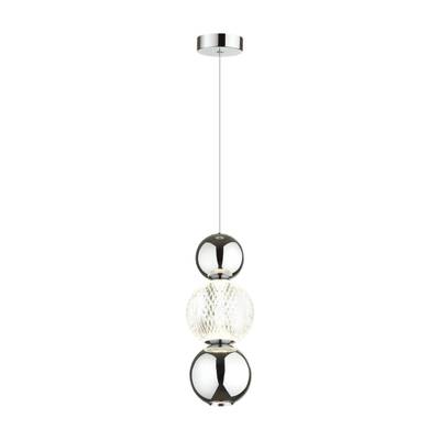 5007/7LA L-VISION ODL23 589 хром/прозрачный/металл/акрил Подвес LED 7W 4000K 300Лм CRYSTAL