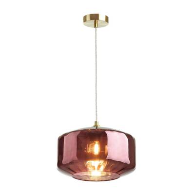 4782/1 PENDANT ODL21 487 бордовый/бронзовый Подвес E27 60W BINGA
