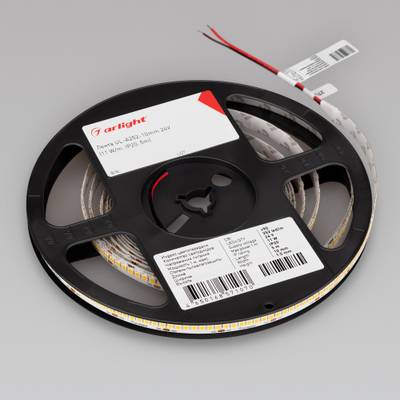 Лента UL-A252-10mm 24V Warm3000 (11 W/m, IP20, 5m) (Arlight, 7 лет)