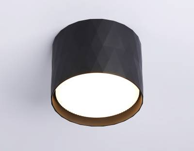 Накладной точечный светильник GX53 TN5359 BK черный GX53 D82*60