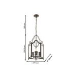 Подвесная люстра Mirum 1954-3P. ТМ Favourite