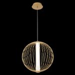 Светильник подвесной Crystal Lux SYNC SP18W LED GOLD 3143/218