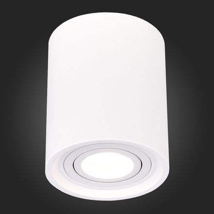 ST156.502.01 Светильник потолочный Белый GU10 1*50W IP20 D100xH120 180-240V Без ламп