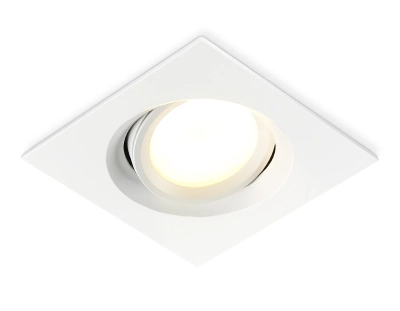 Светильник встраиваемый TN1143 WH белый IP44 GU5.3 95*95*38