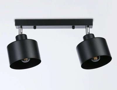 Настенно-потолочный спот в стиле лофт TR8142/2 BK черный E27*2 max 40W 340*120*180 (Уценка по качеству)