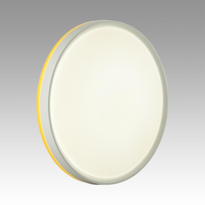 7709/DL COLOR SN 154 Светильник пластик/белый/желтый LED 48Вт 4000К D420 IP43 KEZO YELLOW