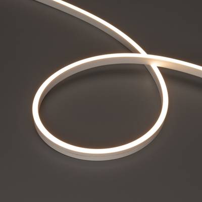 Светодиодная лента герметичная MOONLIGHT-SIDE-A120-06x12mm 24V Warm3000 (9.6 W/m, IP65, 5m, wire x2) (Arlight, Вывод кабеля прямой)