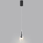 5442/6LA L-VISION ODL_EX26 черный/бел.матовый/металл/стекло/акрил Подвес LED 6W 3000K 633Лм AFALINA