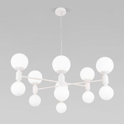 Умная подвесная люстра с плафонами 30182 белый