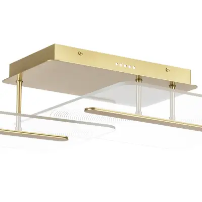 738063 Люстра ACRILE 29W LED 2966LM 120G ЗОЛОТО 3000K Lightstar