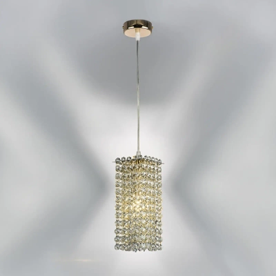795422 Подвес CRISTALLO 1х40W G9 ЗОЛОТО