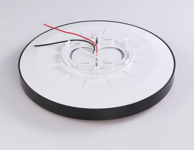 Потолочный светодиодный светильник FZ1248 BK черный IP54 30W 5000K D380*60 (Без ПДУ)