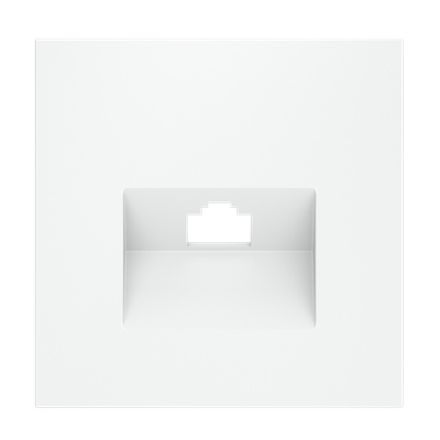 VLS001302 Накладка для розетки компьютерной RJ45 кат.6, S70 (белый матовый). (ТМ Maytoni)