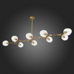 SLE154823-09 Люстра подвесная Золотистый/Прозрачный E27 9*40W