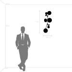 815533 Бра CROCO 3х5W (led) G9 ЗОЛОТО/БЕЛЫЙ Lightstar