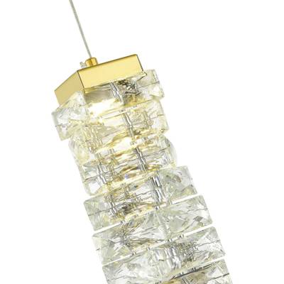 SL6010.203.08 Подвес ST-Luce Золотистый/Прозрачный LED 1*8W